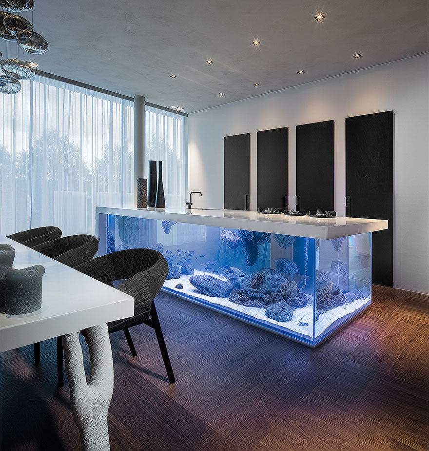 This Kitchen Island By Robert Kolenik Is Also A Giant Aquarium