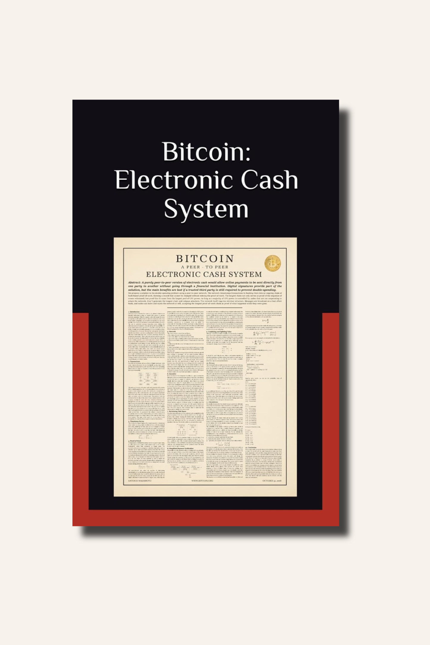 Bitcoin: Electronic Cash System - Book